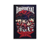 Babymetal Poster d'œuvre d'art sur toile représentant un ange - Impression sur toile moderne pour chambre à coucher - 50 x 75 cm