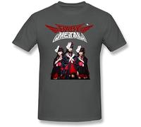 Babymetal World Tour 2015 T-Shirt Mens Gray Tees Unisex Shirt M