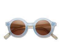 BABYMOCS Lunettes de soleil pour bébé 0-1,5 ans BIOPLASTIQUE & POLARISÉES | Lunettes de soleil rondes pour bébé garçon & fille BPA-libre | 100% PROTECTION UV | Lunettes de soleil pour petit enfant de