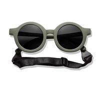 BABYMOCS Lunettes de soleil rondes pour enfants de 1,5 à 8 ans | Protection UV 100 % | FLEXIBLE | Sans BPA | Lunettes de soleil sans substances nocives pour tout-petits avec bandeau | Design suédois |