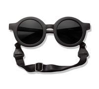 BABYMOCS Lunettes de soleil rondes pour enfants de 1,5 à 8 ans | Protection UV 100 % | FLEXIBLE | Sans BPA | Lunettes de soleil sans substances nocives pour tout-petits avec bandeau | Design suédois |