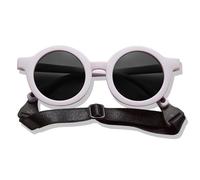 BABYMOCS Lunettes de soleil rondes pour enfants de 1,5 à 8 ans | Protection UV 100 % | FLEXIBLE | Sans BPA | Lunettes de soleil sans substances nocives pour tout-petits avec bandeau | Design suédois |
