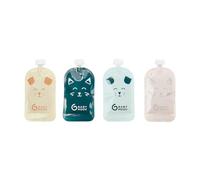 Babymoov 20 Gourdes Compote Réutilisables pour Bébé et Enfant, 150ml