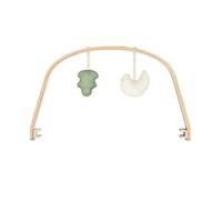 Babymoov Arche de Jeux pour Transat Bébé Swoon Flow - Jouets sensoriels aux Coloris Contrastés - Bois FSC & Textiles Bio - Facile à Installer - Stimule la Motricité & Sens - Dès la Naissance