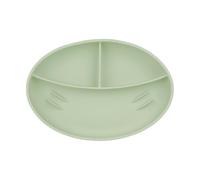 Babymoov Assiette Compartiments Enfant - Antidérapante - 3 Compartiments - Découpes Intégrées Dans L'Assiette - Développée Avec Ergothérapeute - Pour Droitiers et Gauchers