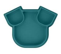 Babymoov Assiette silicone compartimentÃ©e ISY PLATE Chien bleu Neutre G