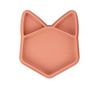 Babymoov Assiette silicone compartimentée ISY PLATE Renard Terracotta