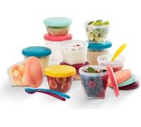 BABYMOOV Babybols Kit XXL MultiSet 12 pots de conservation + 3 cuilleres souples