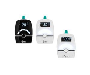 Babymoov Babyphone Audio Premium Care & Emetteur additonnel, Faible Emission d'Ondes avec Détecteur de Mouvement, Portée 1400m, Veilleuse, Berceuses, Capteur de Température, Talkie-Walkie