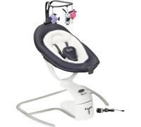 Babymoov Balancelle bébé électrique Swoon Motion, Assise a 360°, Zinc