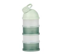 Babymoov Boites de Lait en Poudre Babydoses - Bec Verseur Ergonomique - 4 compartiments Empilables - Hermétiques - Fabriquées en France - Grande Contenance, Vert