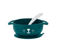 BABYMOOV - Set repas silicone Tast'Isy bol et cuillère - Chien