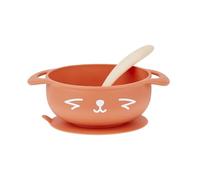 Babymoov - Set repas silicone Tast Isy bol et cuillère Renard