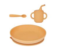Babymoov Coffret Repas Bébé Comme Un Grand - Dès 9 Mois - Assiette Bébé, 1 Cuillère, Gobelet Bebe - Vaisselle Bébé Diversification Alimentaire - Développé avec Ergothérapeute - Silicone, Little Arty