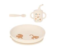 Babymoov Coffret repas bébé Comme Un Grand – Dès 9 mois – Assiette, Cuillère, Gobelet Little Roar