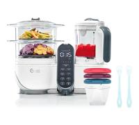 Babymoov Nutribaby+ Robot Cuiseur Mixeur Bébé Blanc Diversification + Babybols