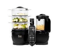 Babymoov Robot Cuiseur Bébé Nutribaby(+) XL - Grande Capacité 2,9L - Jusqu'à 14 Repas en 1 Cycle - 6 Fonctions en 1-2 Paniers Vapeur - Diversification Alimentaire - Mixeur Cuiseur Bébé, Noir
