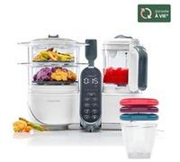 Babymoov Robot Multifonctions 6 en 1 Nutribaby(+) Blanc 3 Pots de Conservation Babybols 250ml inclus White G