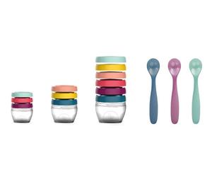 Babymoov - Set 12 bols de conservation et 3 cuillères Babybols