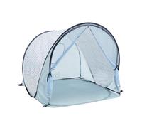 Babymoov Tente Anti-UV Bébé - Haute Protection Solaire FPS 50+ - Moustiquaire Intégrée - Système Pop Up - Grande Tente de Plage, Blue Waves