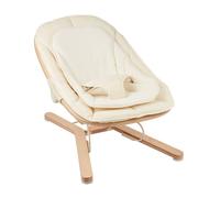 Babymoov Transat Bébé Swoon Flow - Dès la Naissance - Évolutif en Fauteuil Enfant - Coton Bio & Bois FSC - Garanti à Vie