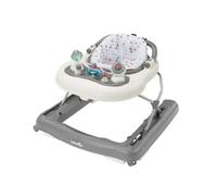 Babymoov Trotteur-pousseur 2-en-1 évolutif pliable, tablette jeux & boîte musique, dès 9 mois, Zinc