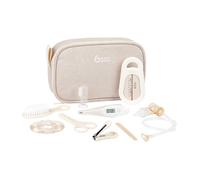 Babymoov Trousse de soin bébé - Dès la naissance - Compact avec 9 Accessoires essentiels de soin, Sable