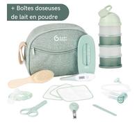 BABYMOOV Trousse de soin Bébé matcha avec accessoires + Boîtes Doseuses de Lait en Poudre Babydose
