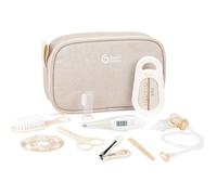 Babymoov Trousse de soin bébé nomade - 9 outils pratiques pour les premiers mois : brosse cheveux, thermomètres (digital bain),sable