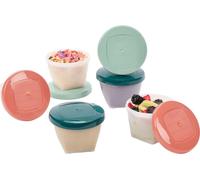 BabymoovBabybols pots de conservation 6 x 180 ml en plastique biosourcé 6x180ml