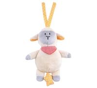 babynova Boîte à Musique Mouton dès 0 mois, aide au sommeil pour les bébés, boîte à musique avec une mélodie Berceuse de Brahms - aide au sommeil à suspendre et remonter - cadeau de naissance