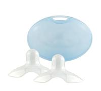babynova Coquilles d'Allaitement - Pack de 2 - Coques d’allaitement en silicone réutilisables avec étui de transport hygiénique - Pour un allaitement doux et confortable - Sans BPA