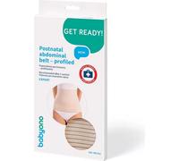 BABYONO | Bande abdominale post-natale EXPERT XL - Beige - Soutien après césarienne - Confortable et sûr