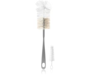 BabyOno Bottle Brush Bottle Brush brosse pour le nettoyage des biberons et des tétines Grey 2 pcs