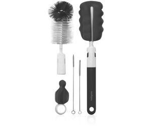 BabyOno Brush Set brosse pour le nettoyage des biberons et des tétines Grey 1 pcs