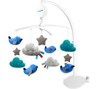 BabyOno Carousel au-dessus du berceau - Nuages et avions