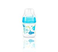 Babyono Flacon anti-coliques à large ouverture 120ml BLEU