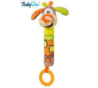 BabyOno Jouet éducatif grinçant avec attache - CHIEN