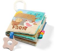 BabyOno Livre sensoriel souple - Ferme