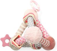 BABYONO Peluche éducative PYRAMID - rose