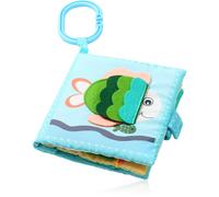 BabyOno Reversible Sensory Cloth Book 0m+ livre d’éveil contrasté Sea world 1 pcs