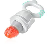BabyOno Silicone Food Feeder 6m+ sucette de dentition Dino Grey 1 pcs