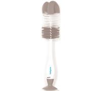 BabyOno Take Care Brush for Bottles and Teats brosse de nettoyage 2 en 1 Grey 1 pcs