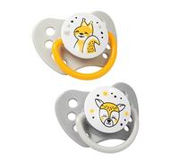 BabyOno Tétine anatomique en silicone 2p 3-6 m pour allaitement naturel
