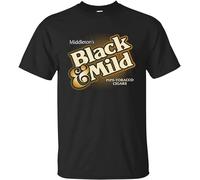 BabyPaper Black & Mild Cigar Logo Tobacco Tobacconist Smoke Cigarillo Tshirt T-Shirt Black S