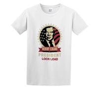 BabyPaper Denny Crane The President Lock N Load Men Adult Short Sleeve White M