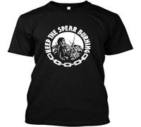 BabyPaper Men's Burning Spear T Shirt DMN Chest Creativity Short Sleeve Abstract Sweatshirt T-Shirt Black XL