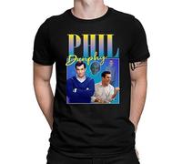 BabyPaper Modern Family Phil Dunphy TV Serie Rretro Vintage 90er Herren Men T-Shirt T-Shirt Black M