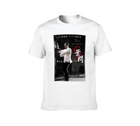 BabyPaper New IP Man 3 Kungfu Wing Chun Movie Men Adult Short Sleeve White 3XL