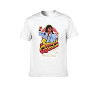BabyPaper Sexual Chocolate Coming to America Randy Watson World Tour 88 Men Adult Short Sleeve White L